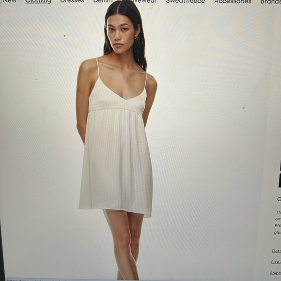 Aritzia Dresses & Skirts - NWT Aritzia Lover Satin Mini Dress